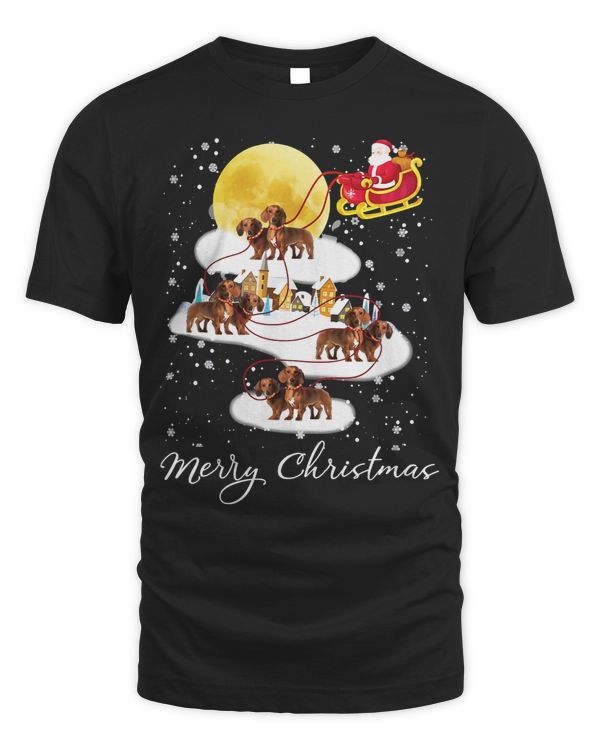 Wiener Light Christmas Reindeer Tree Xmas 281 Dachshund Doxie