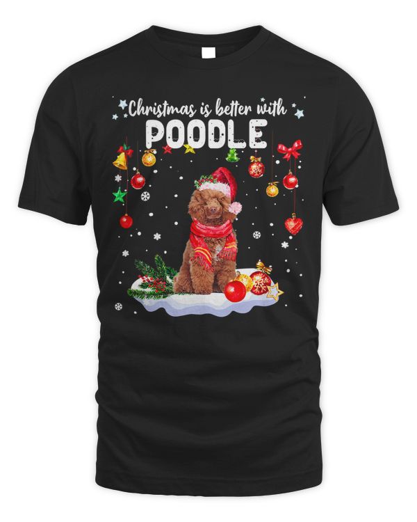Poodles Santa Poodle Christmas Ornament Decoration Xmas 81 Poodle dog