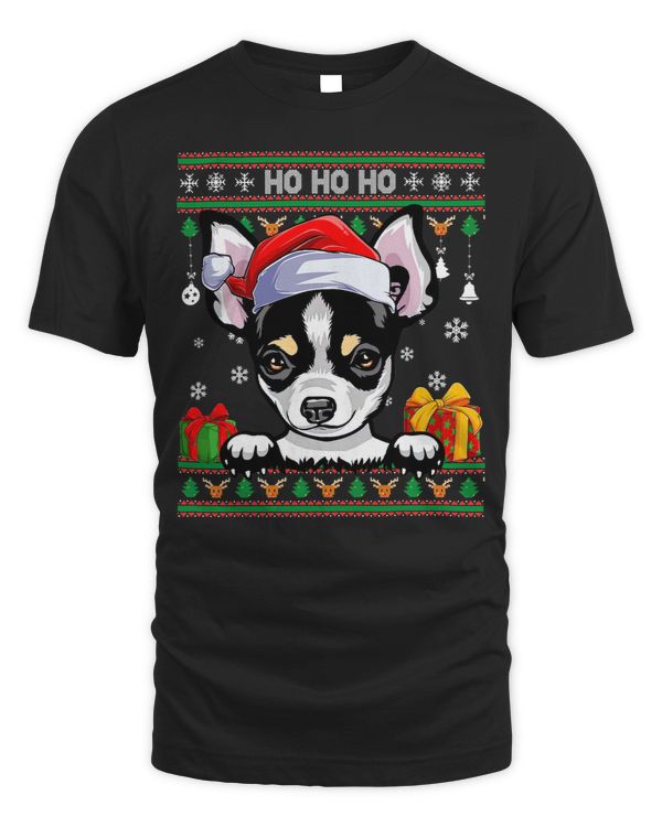 Chihuahuas Santa Chihuahua Dog Ugly Sweater Christmas Pajama Dog Lover 476 Chihuahua Dog