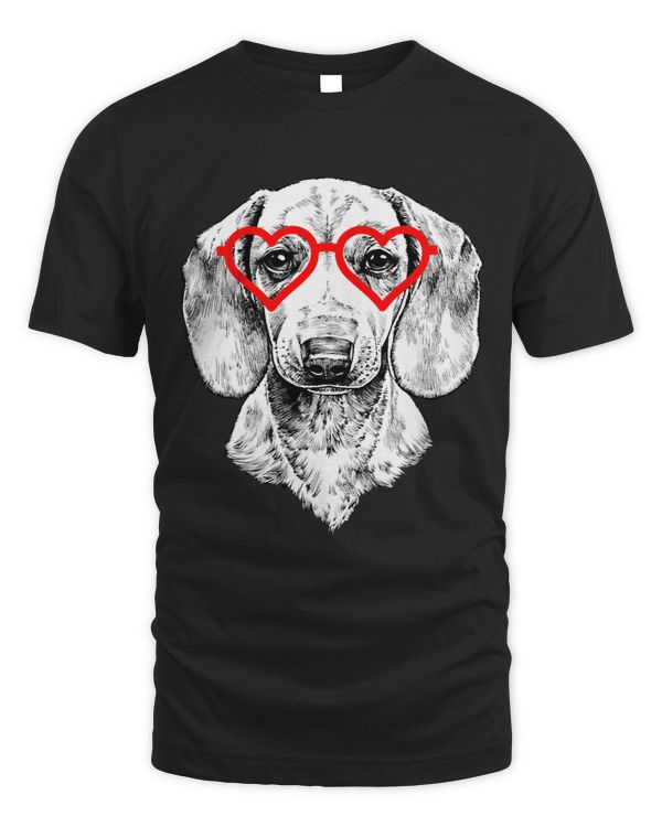 Wiener Valentines Day Doxie mom Lover 82 Dachshund Doxie