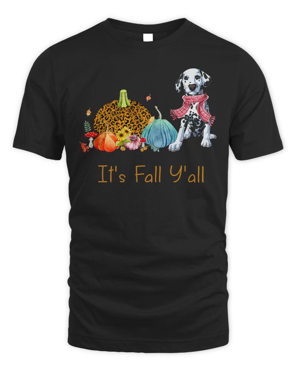 Dalmatian Its Fall Yall Dalmatian Fall Scarf Pumpkin Thanksgiving 282 Dog Lover Dalmatians Dog