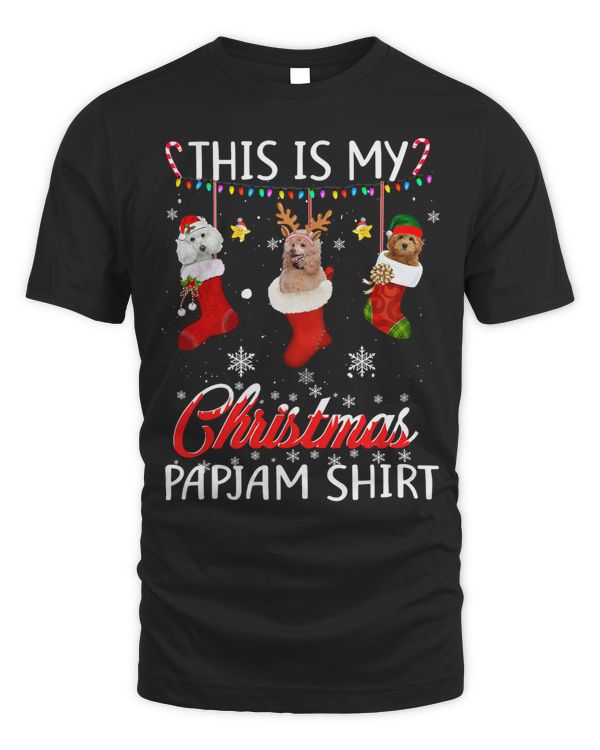Poodles This Christmas Pajama Cute Poodle In Socks Lover Dog 156 Poodle dog