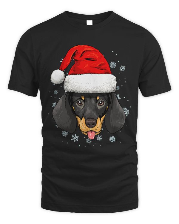 Wiener Christmas Dog Santa Clause Navidad Xmas Dog Lovers9 Dachshund Doxie