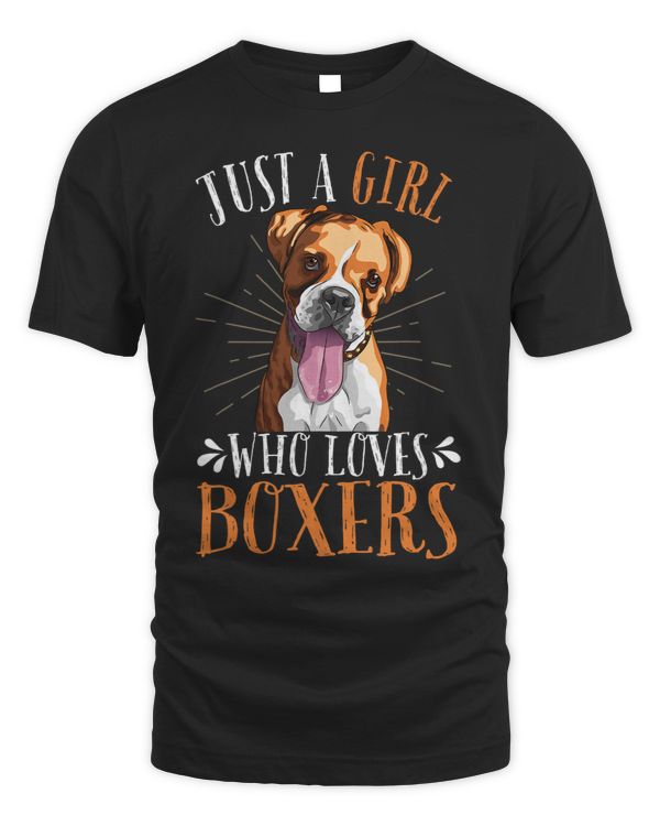 Boxer Just A Girl Who Loves Boxers Dog School 224 Boxers Dog