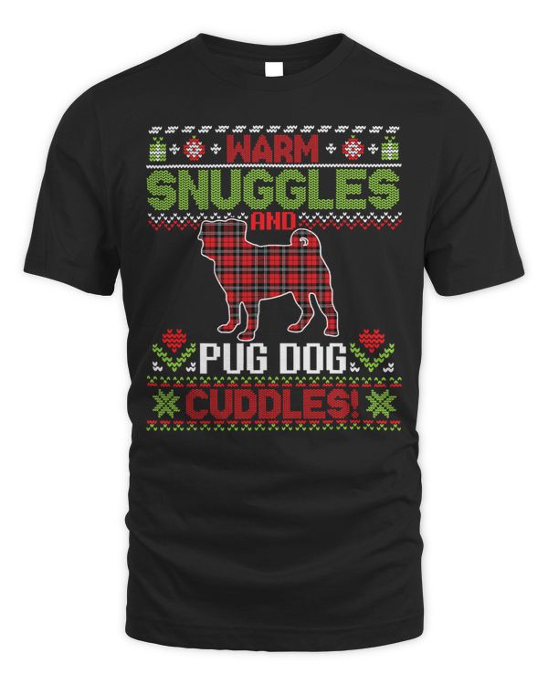 Pug Lover Warm Snuggles And Cuddles Merry Christmas Mom Dad 90 Pugs Dog