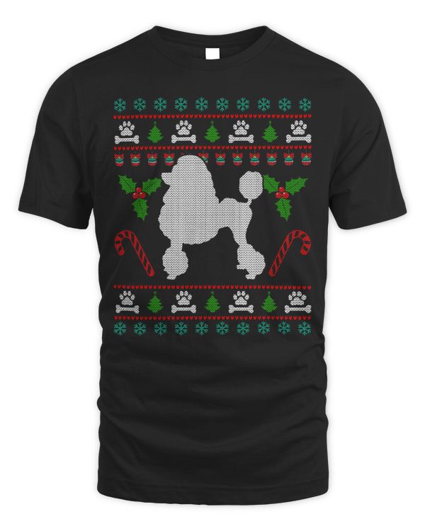Poodles Ugly Christmas Funny Dog Lover 90 Poodle dog