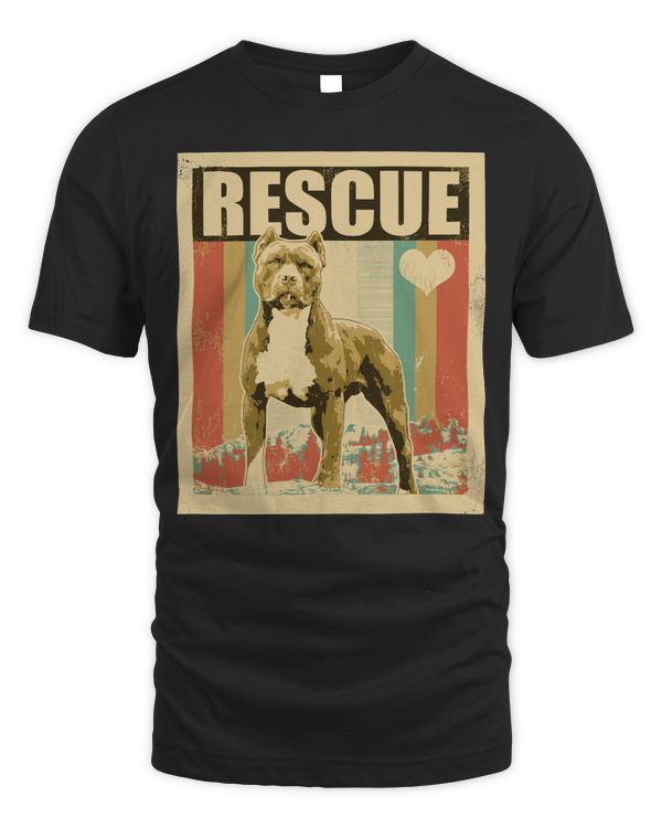 Bully Lover Dog Vintage Rescue Pitbull 149 paw Pitbull Dog