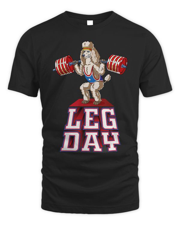 Poodles Leg Day poodle Weight Lifting Squat Gym 130 Poodle dog