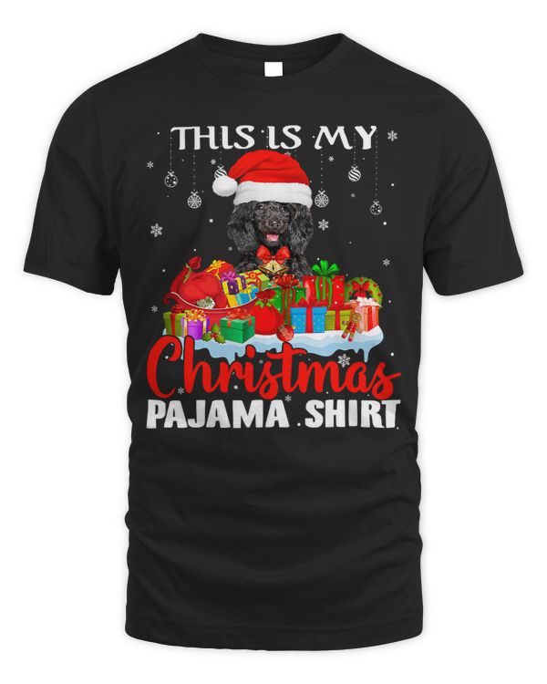 Poodles This Is My Christmas Pajama Poodle Dog 336 Poodle dog