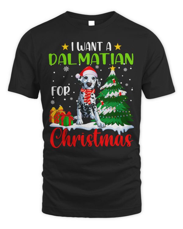 Dalmatian I Want Dalmatian Christmas Lights Dog Puppy Lover 334 Dog Lover Dalmatians Dog