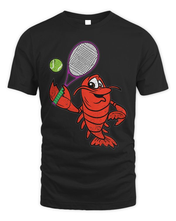 Crawfish Tennis Player Mardi Gras Sport Carnival Parade