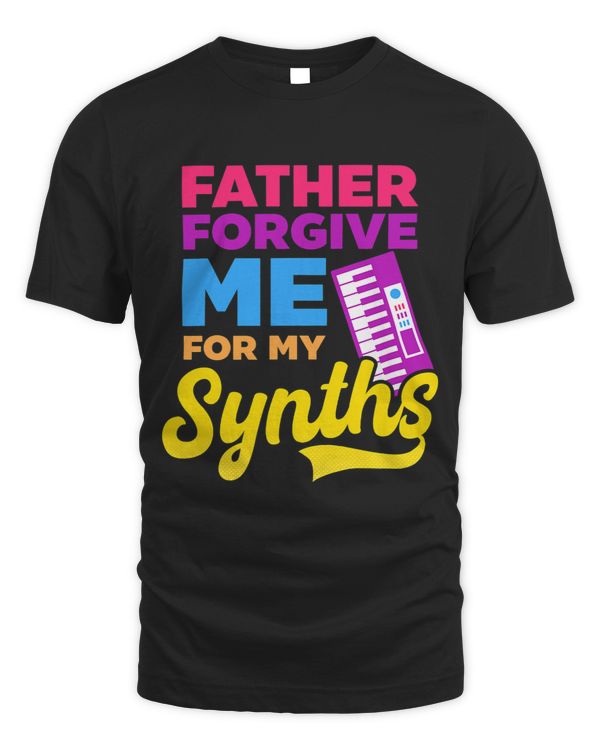 Father Forgive Me For My Synths Design EDM Rave Techno 2
