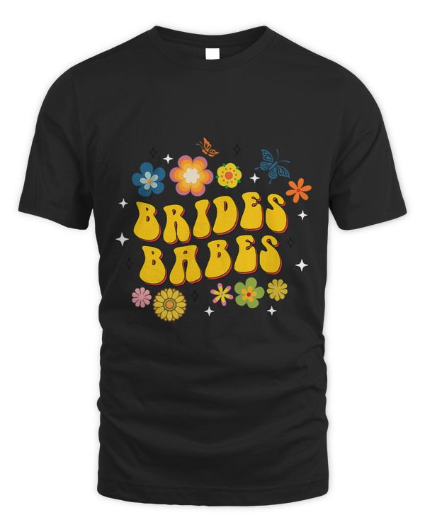 Bride Babes Bridesmaids Groovy Bachelorette Party Matching