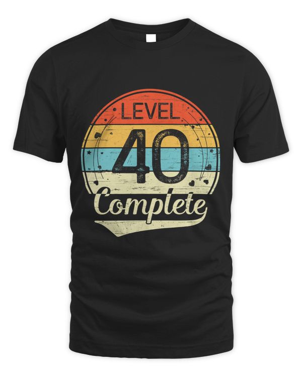 Level 40 Complete Retro 40th Wedding Anniversary