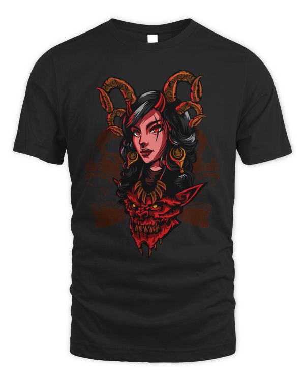 Demon Girl Warlock Magic Fantasy Tabletop RPG Roleplaying