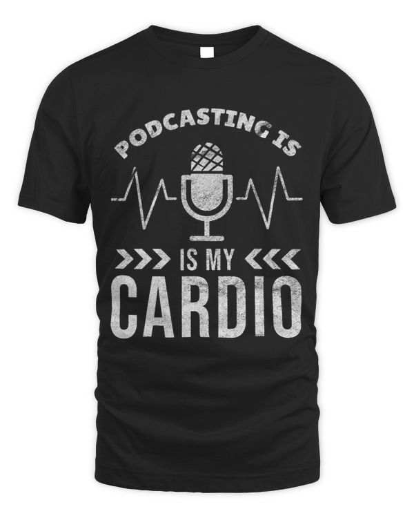 Podcasting Cardio Microphone Podcasting Blogger Gift