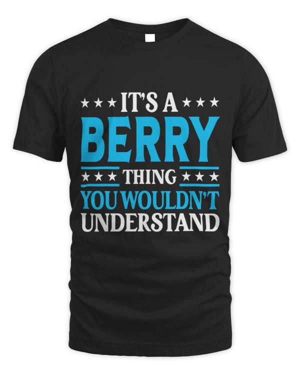 Its A Berry Thing Personal Name Funny Berry
