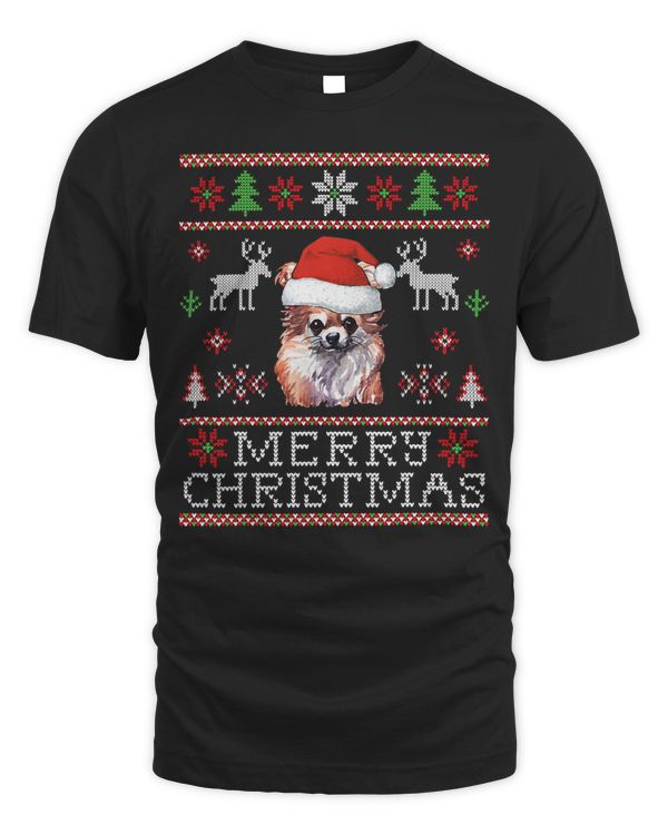 Chihuahuas Merry Christmas Pajama Family Matching 555 Chihuahua Dog