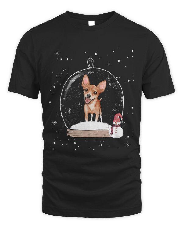 Chihuahuas Christmas Chihuahua Dog Snow Globe Pajama 93 Chihuahua Dog