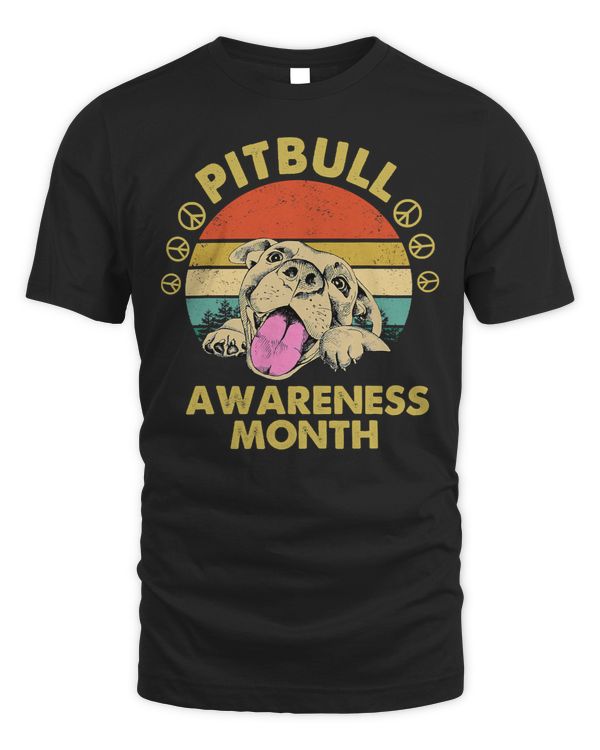 Bully Lover Dog Awareness Month Pitties Love Peace Sign Stop BSL 468 Pitbull Dog