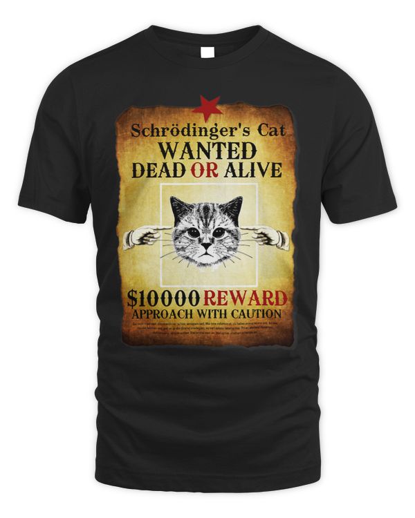 Funny Schrödinger Cat Dead or Alive Graphic Physics Nerd