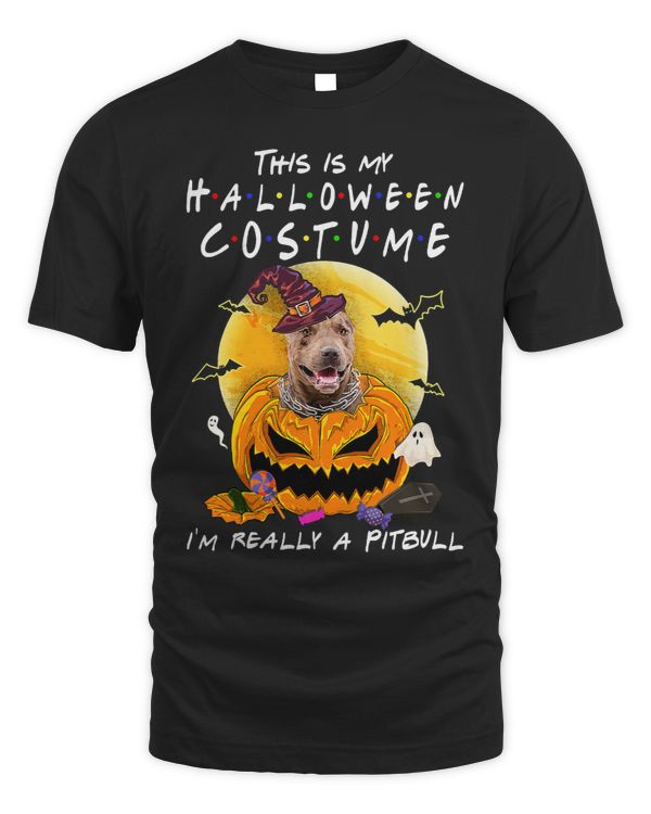 Bully This Is My Halloween Costume Im Really A Pitbull Dog Pumkin 113 Pitbull Dog