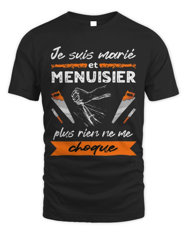 Mens Carpentier Je Suis Marié et Carpenter