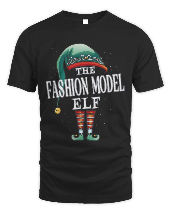 Fashion Model Elf Christmas Group Xmas Pajama Party
