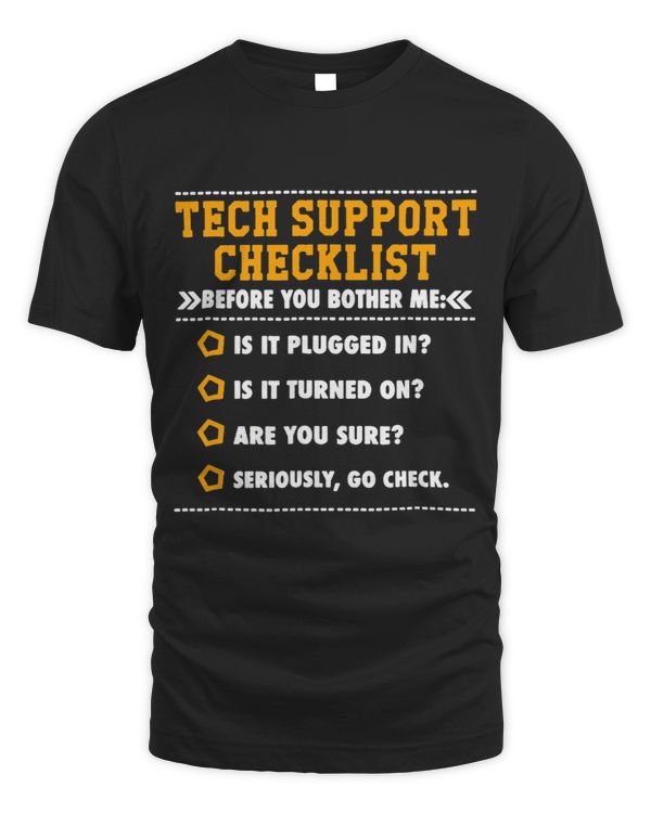 Software Script HTML Network Tech Support Checklist