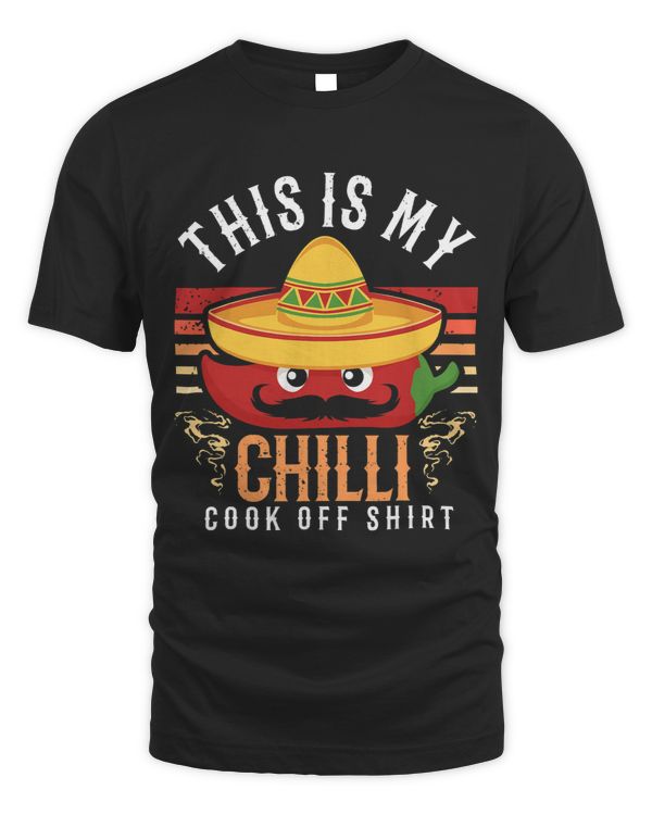 This Is My Chili Cook Off Shirt Spicy Food Contest Chef Cook