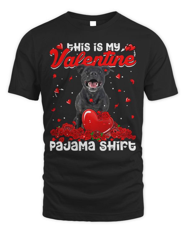 Bully This Is My Pitbull Dog Valentines Hearts Puppy Lover 235 Pitbull Dog