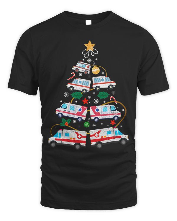 Ugly Christmas Holiday EMT Paramedic EMS First Responder