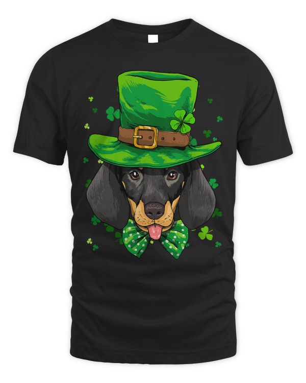 Wiener St Patricks Day Leprechaun Dachshund Pet Dog Shamrock Irish 171 Dachshund Doxie