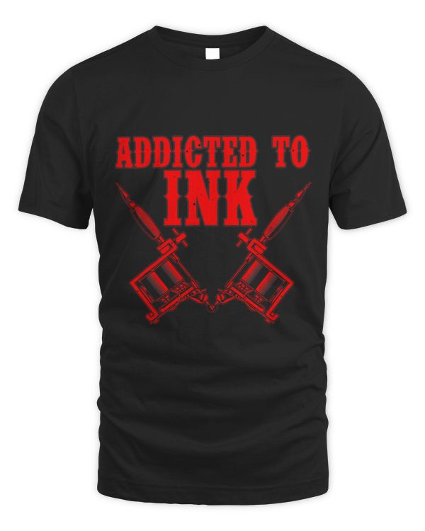 Funny Tattoo Artist Gift For Men Women Cool Addicted To Ink