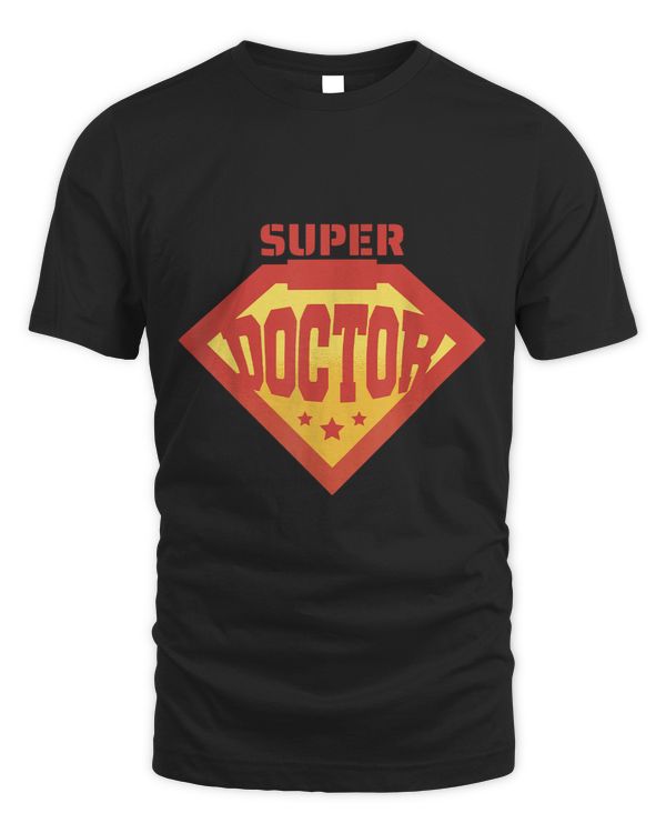 Mens Super doctor badge on the chest Physician
