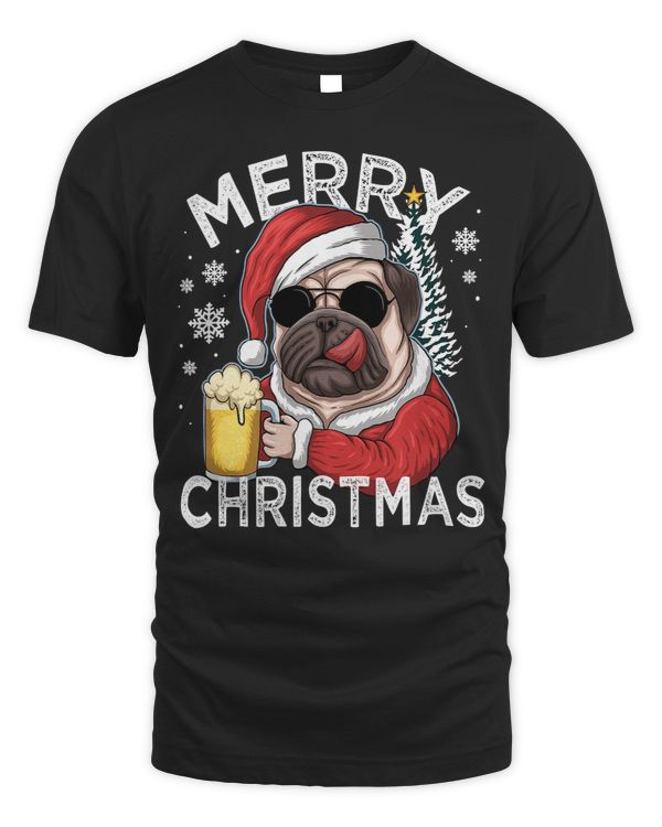 Pug Lover Christmas Pug Beer Mug Funny Pug Lover Christmas Pjs 247 Pugs Dog