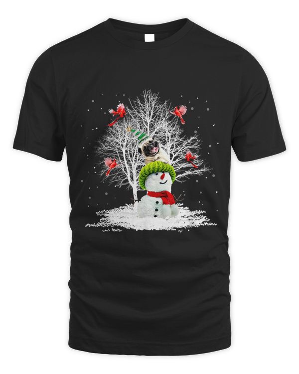 Pug Lover Funny Pug Santa Hat Christmas Tree Happy Xmas Dog Lover Pj 45 Pugs Dog