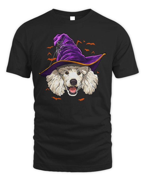 Poodles Witch Funny Halloween Dog Lover 226 Poodle dog