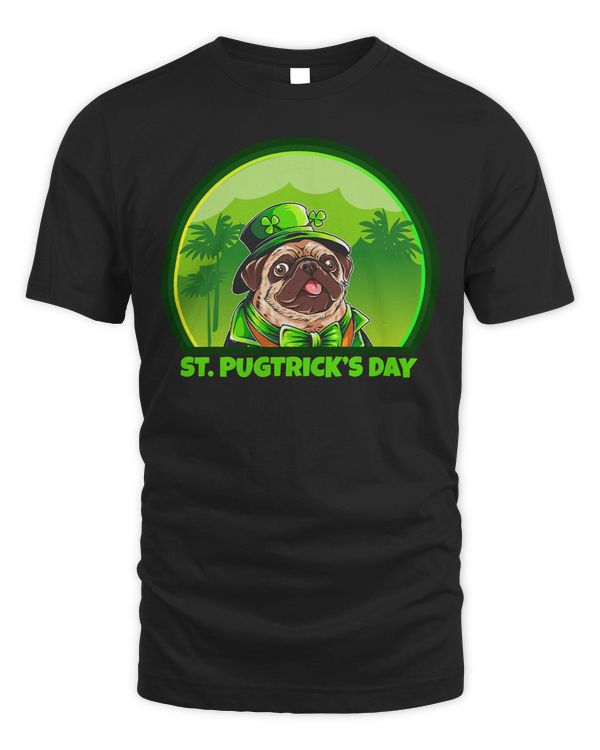 Pug Lover Funny Irish Lover Leprechaun Hat St Patricks Day 357 Pugs Dog