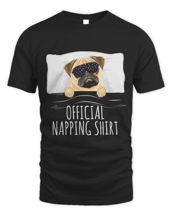 Pug Lover Black Sleep Mask Pug Official Napping Pugs Dog