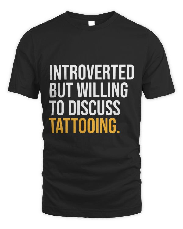 I PAUSED MY TATTOOING TO BE HERE