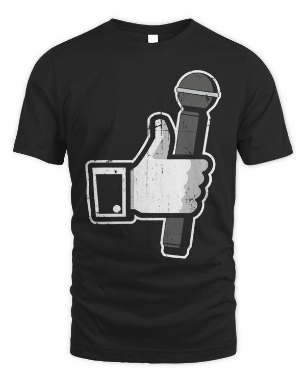 Like Hand Microphone Gift for Singer Rapper Speaker