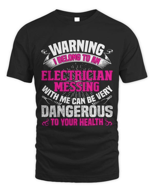 I Belong To An Electrician Wedding Anniversary Women Gift