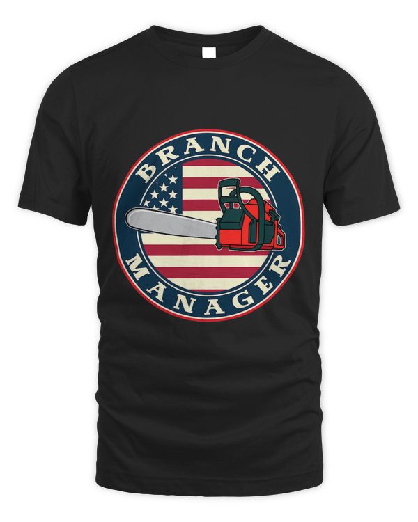 Chainsaw American Flag Branch Manager