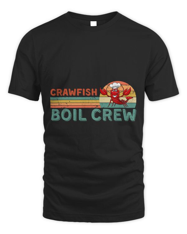 Retro Crawfish Boil Crew Gift CrayfishCrawdadMudbug Lover