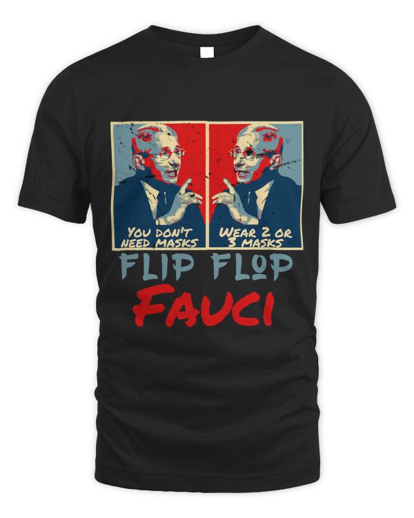 Flip Flop Fauci Lies Fire Fauci Retro Scientist Republican