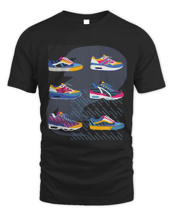 Pop Art Retro 60s 70s Vintage Graphic Artist Sneaker Shoes