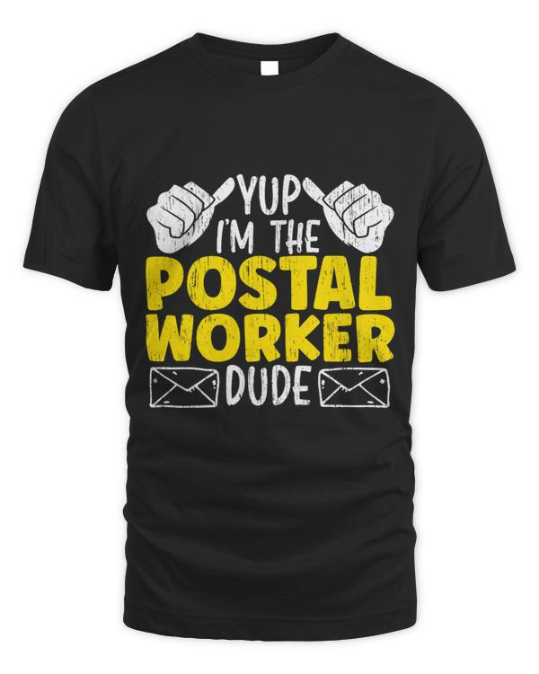 Postal Worker Dude Post Office Mail Carrier