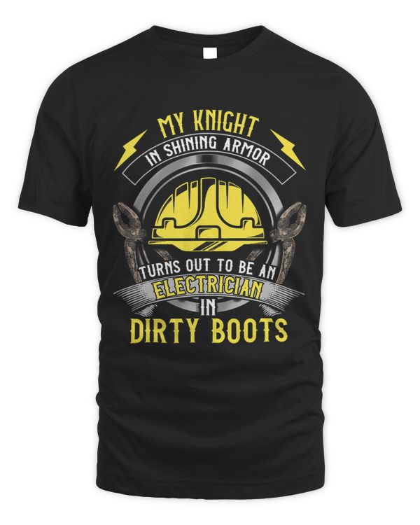 Funny Electrician Wife Girlfriend My Knight In Shining Armor