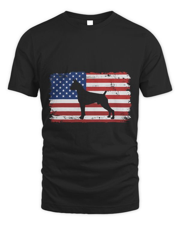 Boxer 365 Vintage Boxer US American Flag Boxers Dog